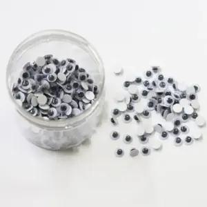 만들기 인형 눈알 스티커 6mm 1통 9g 소품 재료 수예 부자재