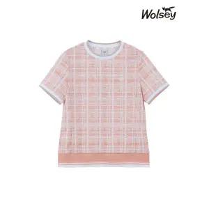 [하프클럽/울시]여성 컴포트 티셔츠 핑크_WOW52TSHPK