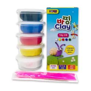 바핑클레이 18g 5색 도구포함