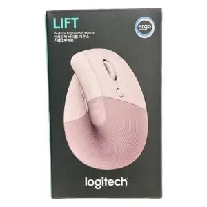 로지텍 리프트 버티컬 인체공학 사무용 무선 마우스 로즈핑크