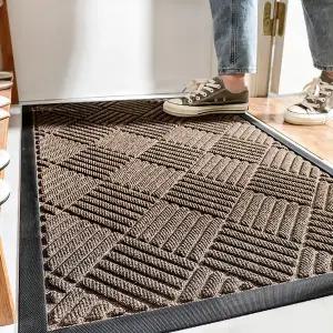 [오즈리빙]사각 현관매트 현관 업소 신발장 발매트 먼지제거 물기차단