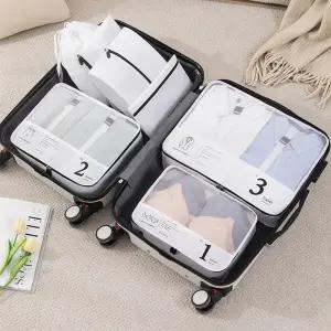 여행용 정리 압축 세면도구 파우치 캐리어 세트 용속옷