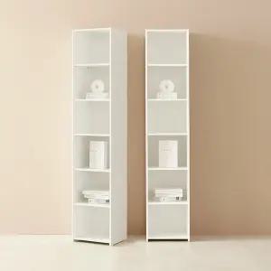 BC8916 레아 6단 책장 수납장 400 (오픈형) DVX