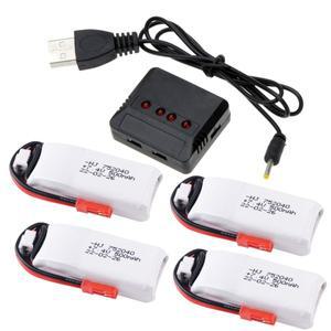 HJ 전원 7.4V 2S 500mah 35C RC Lipo 배터리 (JST 커넥터 포함) Radiolink A560 고정 날개 자동차 완구 용