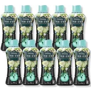 다우니 퍼퓸 쥬얼 에메랄드 브리즈 향기부스터, 480g, 10개