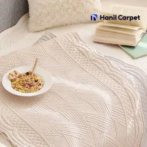 [한일카페트] 순면 사계절용 크리센트 소파패드 70x230 4인용