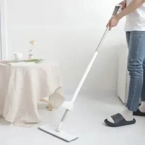 물 밀대 바닥 걸레 청소 스프레이 거실 도구 극세사 먼지제거 침대밑 거치대일체형