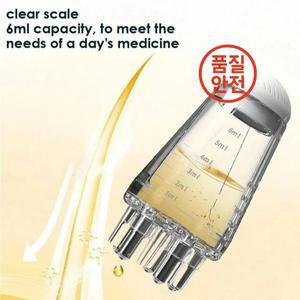 두피 어플리케이터 모발 재생 및 스타일링 솔루션 가이드 빗 육각형 헤드 오일 롤러 볼 마사지 릴렉스 도구