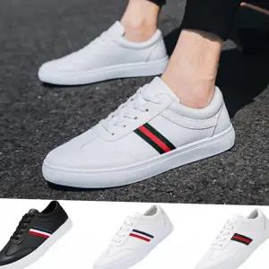 단화 편한 로우 운동화 남성 스니커즈 가죽 신발 데일리화 캐주얼화 캐주얼 워킹화 라인
