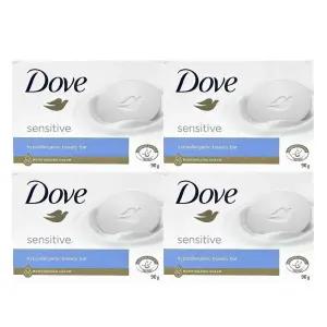 도브 센서티브 뷰티바 세수비누 클렌징바 90g 4개입/비누/센서티브바/세정/세수/클렌징바/센스티브/샤워바