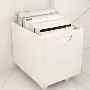 정리함 수납박스 히키스 오픈 이동식 책꽂이 북트롤리