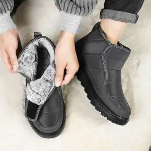 하이컷 남성 패딩부츠 내부 기모안감 키높이 겨울부츠 찍찍이 부츠