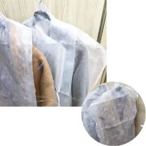 뮤 옷정리 드레스 2P 먼지쌓임방지 코트옷카바 리빙 부직포 양복 긴옷커버