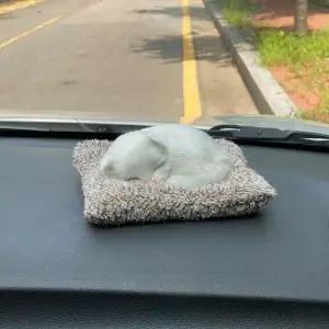 자동차용품 자동차인형 차량용 악세사리 노호혼 SMALL 화이트냥이