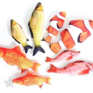 반려묘 캣닢 함유 생선 모양 인형 놀이감 잉어 금붕어 물고기 형태 는 장난감