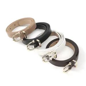 이시아르 여성 인조가죽 캐주얼 정장 벨트 4개 세트