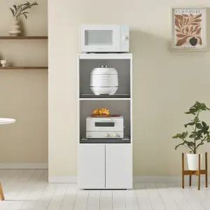 페피 주방 수납장 밥솥장 에어프라이어 선반 렌지대 (1color)