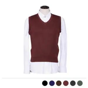 올디 브이넥 니트 조끼 교복조끼 (남여공용)