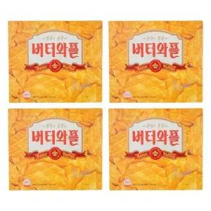 크라운제과 버터와플 316g 12봉지 x 4개