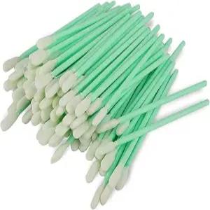 Zetek 100개 폼 팁 청소용 스펀지 스틱 잉크젯 프린터 프린트헤드 카메라 클린룸 광학 렌즈 건 자동차