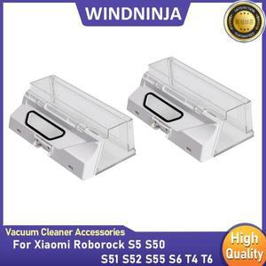 샤오미 로보락 먼지통 S5 S6 T4 T6 내구성 있는 수집통 로봇 청소기 부품 밀폐형 누수 방지