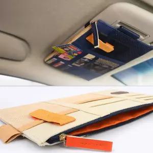 썬바이저 포켓 차량용파우치 카드보관홀더 차량용포켓 Jmv3+4fgM