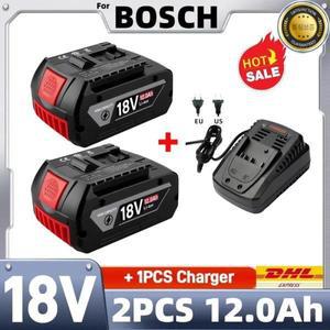 보쉬 18V 12AH 12000mAh BAT609 전문가용 리튬이온 배터리 공구