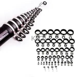 낚시대 가이드 링 00mm 캡 탑 초릿대 5개 수리 부품