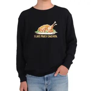 기모맨투맨 FRIED CHICKEN 야식은 치맥 디자인 건조성 보온성 [ART9535]