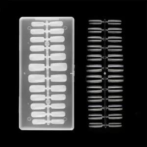 투명 네일 연장 인조 손톱 말캉 팁 4종 DD-11797