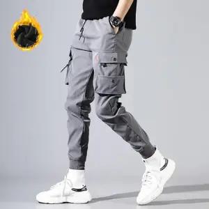 카고팬츠 트렌드 기모조거 겨울 아웃도어 아웃도어 레저팬츠 골프 면바지