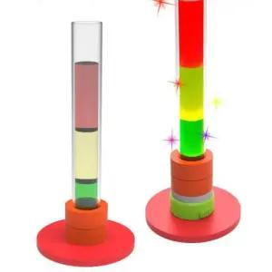 농도 밀도 차이 설탕물 삼색탑 농도실험 과학교구 5인 독후활동 모듬수업 만들기놀이