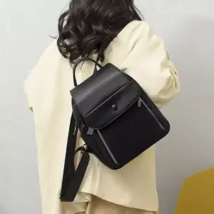 베이직 포켓 여자 미니 백팩 학생 직장인 캐주얼 가방