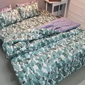 [하프클럽/셀러허브]선인장 순면 차렵이불패드세트 Q