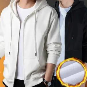 데일리 남자 기모 후드 집업 공용 남녀공용 후드 집업 루즈핏