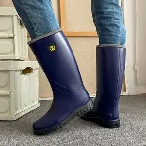 소프트 남성 롱 장화 아웃도어 남성 레인 부츠 장마철 방수