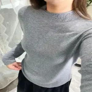 봄 여성 니트 스웨터 슬림핏 소프트 솔리드 반폴라 풀오버 긴팔 BE1