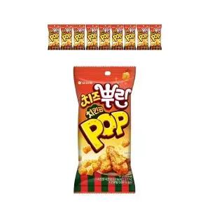 오리온 치즈뿌린 치킨팝 65g, 10개