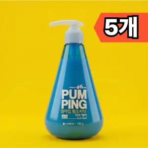 대용량 페리오 46센치미터스 스피아민트 펌핑치약 285g 5개