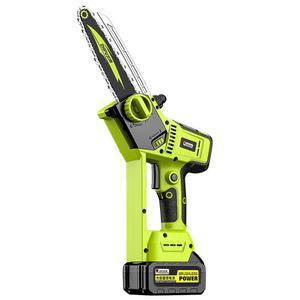 미니 소형 무선 전기톱 나무 엔진톱 체인 벌목 충전식 가정용