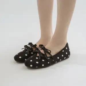 SOVO 헤이젤 리본 메리제인 플랫슈즈 1cm