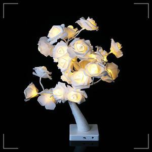 24구 로즈트리 LED 화이트 단스탠드 수면등 침실 취침등 DUW48F563