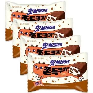 오리온 핫브레이크 미니 쫀득쿠키바 352gx4개