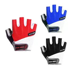 DGITEM 블랙포레스트 사이클장갑 라이딩 운동 충격 자전거장갑 반장갑