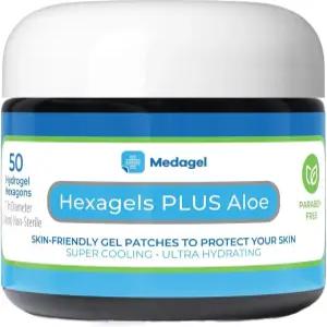 헥사겔 플러스 알로에 베라 - 물집 예방 및 진정 관리를 위한 고급 힐링 하이드로겔 패드 발 발뒤꿈치