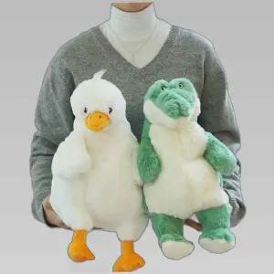 털찐 대형 오리 악어 인형 쿠션