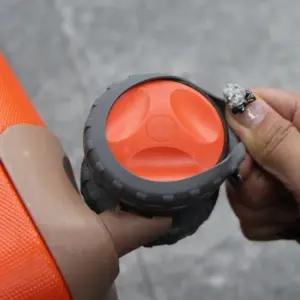 [라일리] Rly 고급형 실리콘 캐리어 바퀴 커버 그레이 바퀴 커