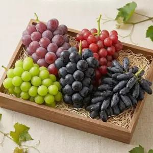 [거북이농산] 수입포도 혼합 3kg /크림슨, 청포도, 거봉, 사파이어, 블랙포도