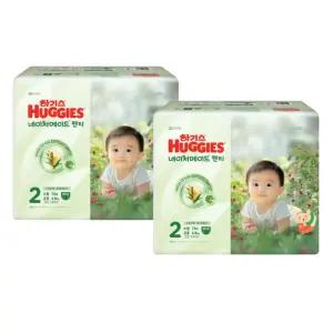 하기스 2025 네이처메이드 공용 2단계 76매X2팩 (팬티형 소형)