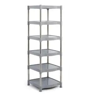 [생활] 멀티 다용도 간편 조립 스텐 6단 진열대 선반 조립식